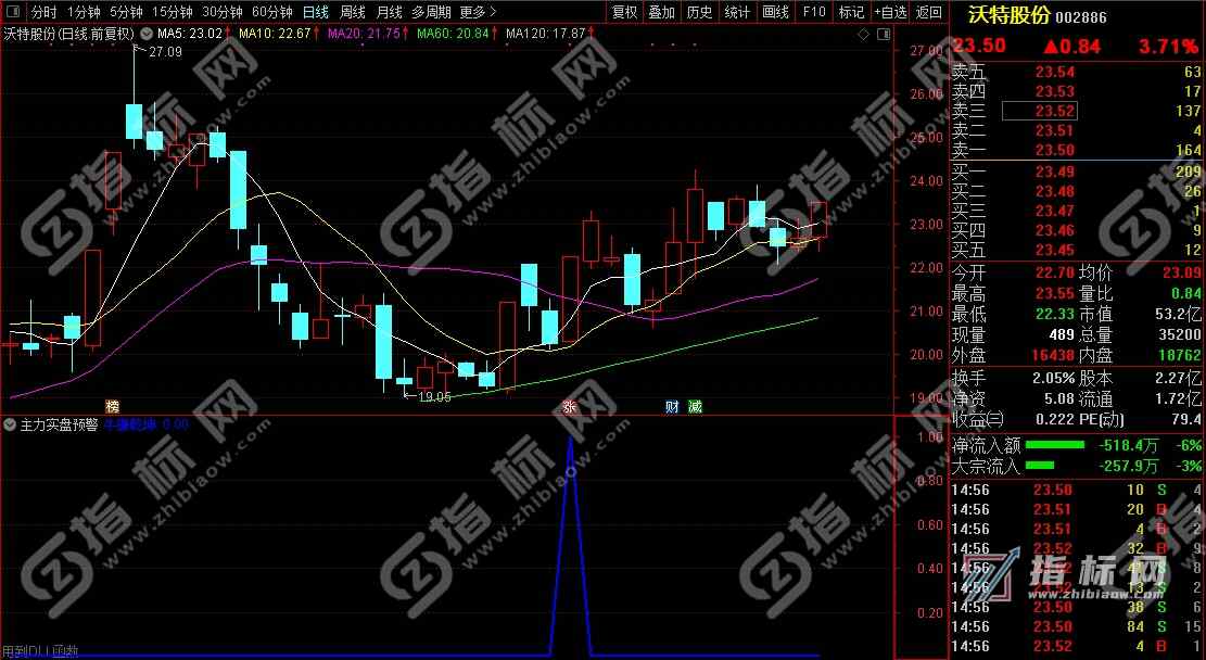 通达信主力实盘预警