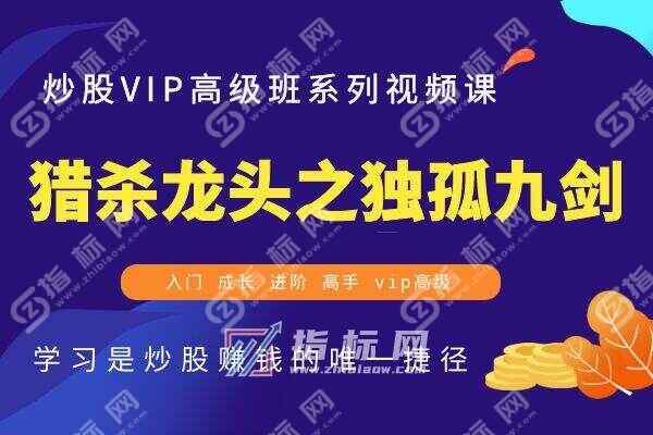 猎杀龙头之独孤九剑炒股视频教程完整版