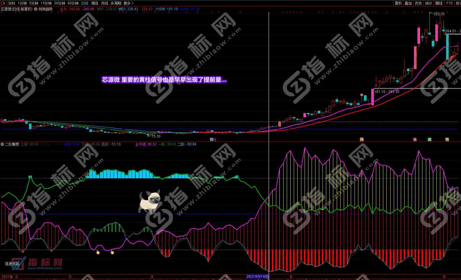 通达信二阶甄察副图