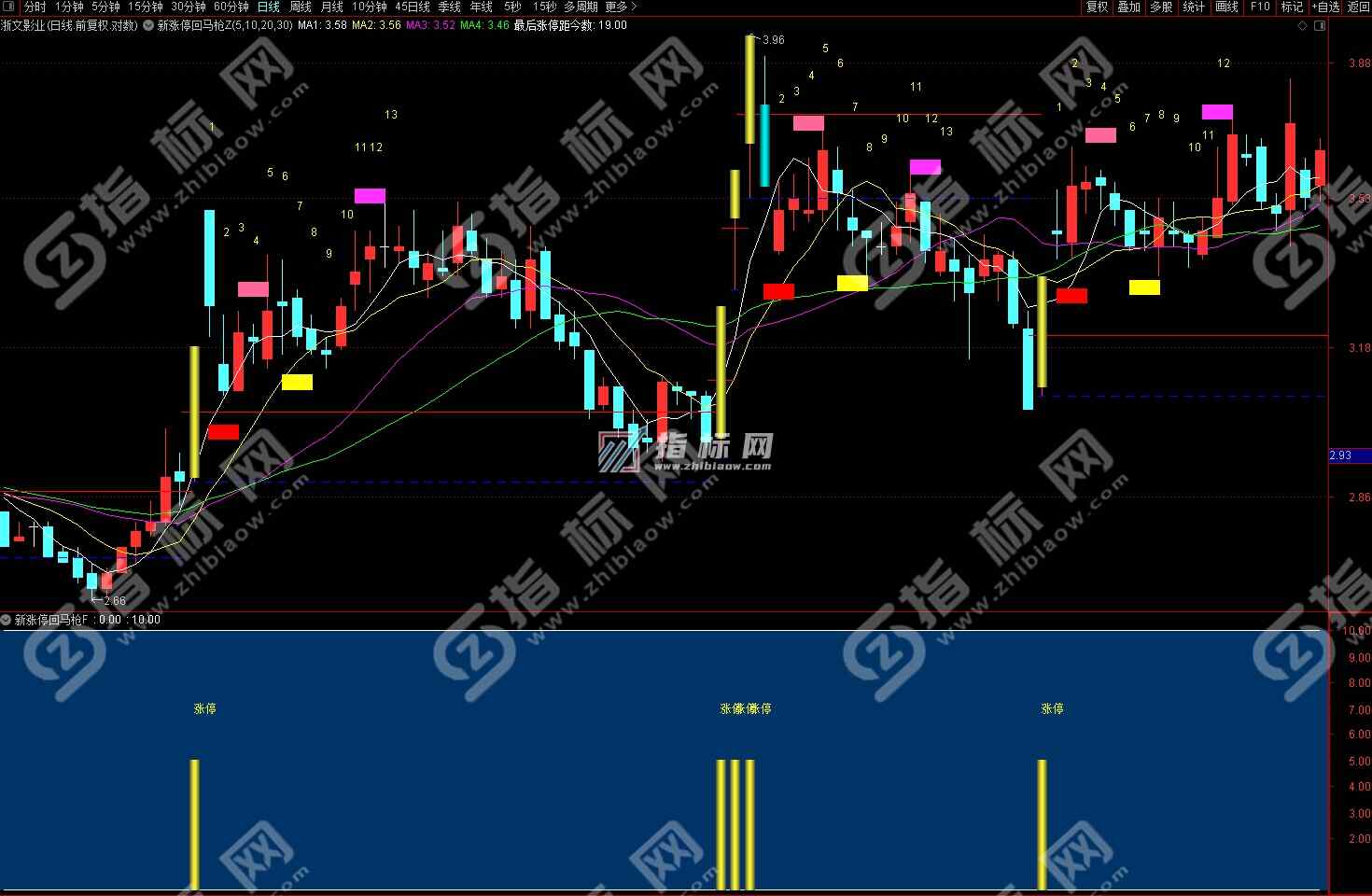 涨停回马枪主图