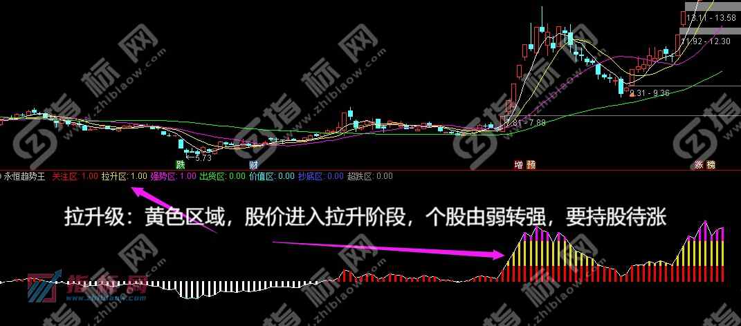 通达信永恒趋势王副图指标2