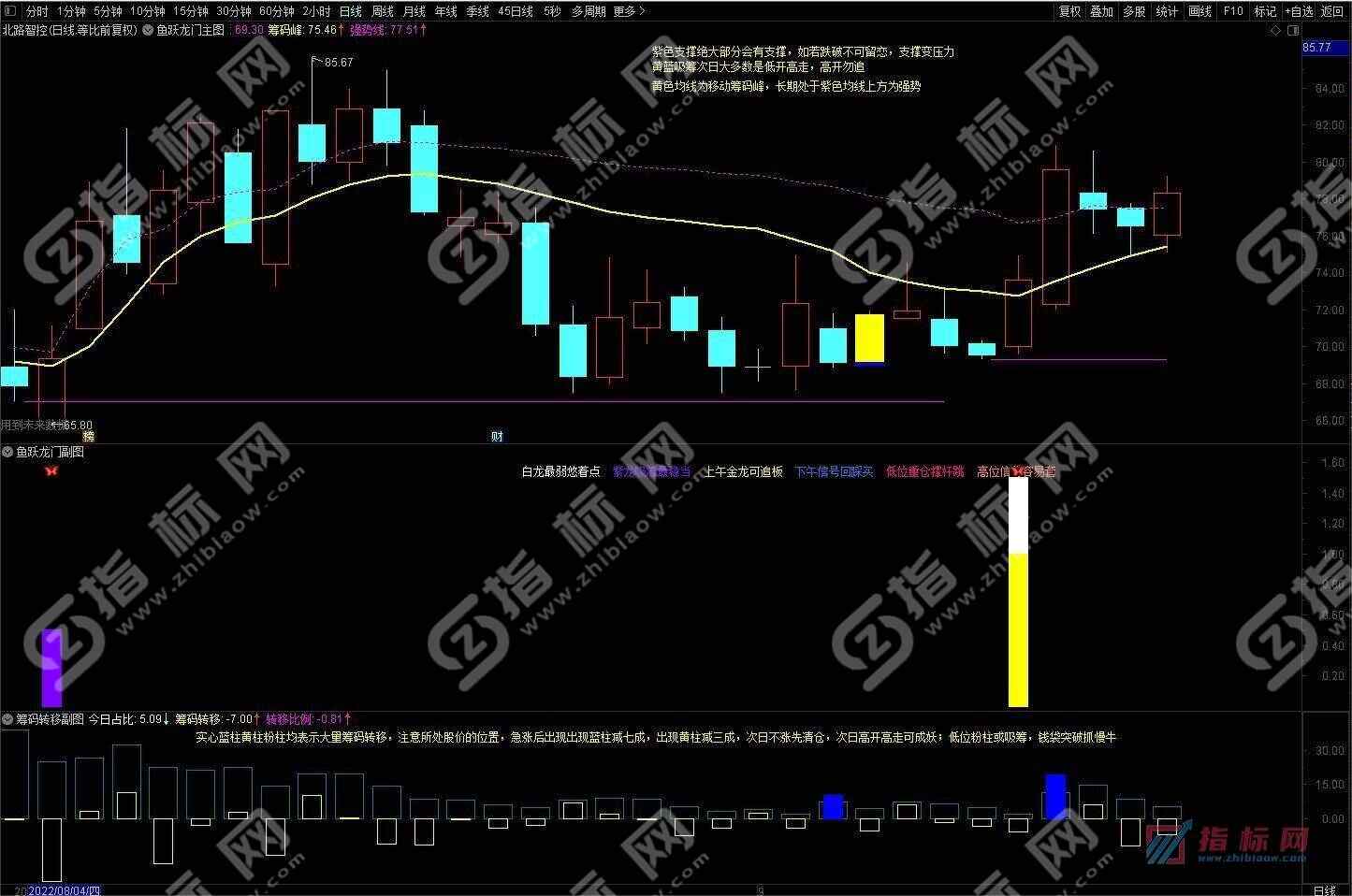 通达信鱼跃龙门捉妖王指标