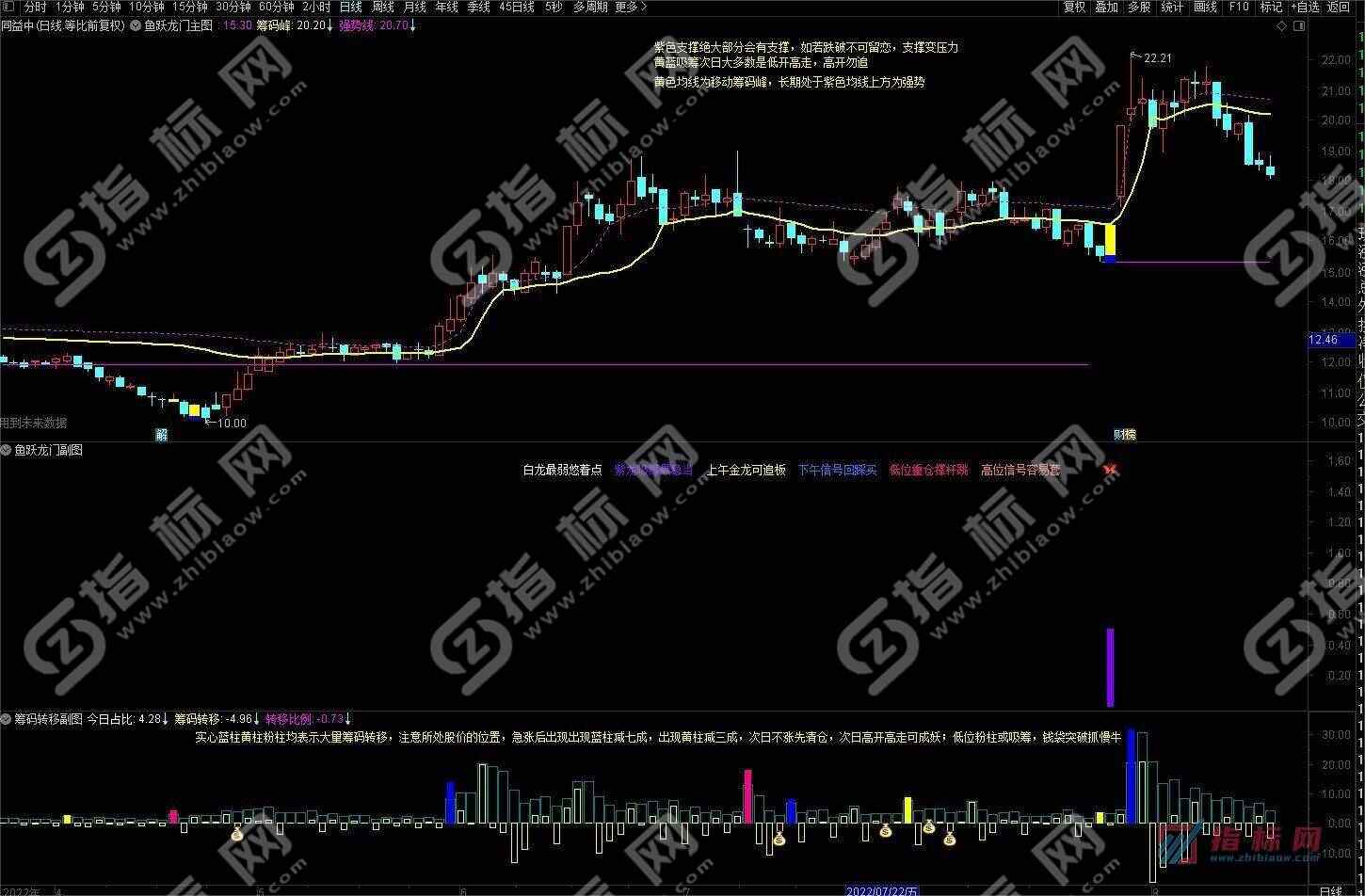 通达信鱼跃龙门捉妖王指标案例截图