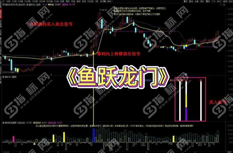 通达信《鱼跃龙门》沂蒙路专用捉妖必备主副图选股套装指标公式源码