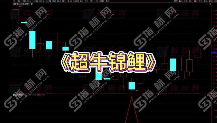 通达信【超牛锦鲤】副图+选股预警指标公式源码