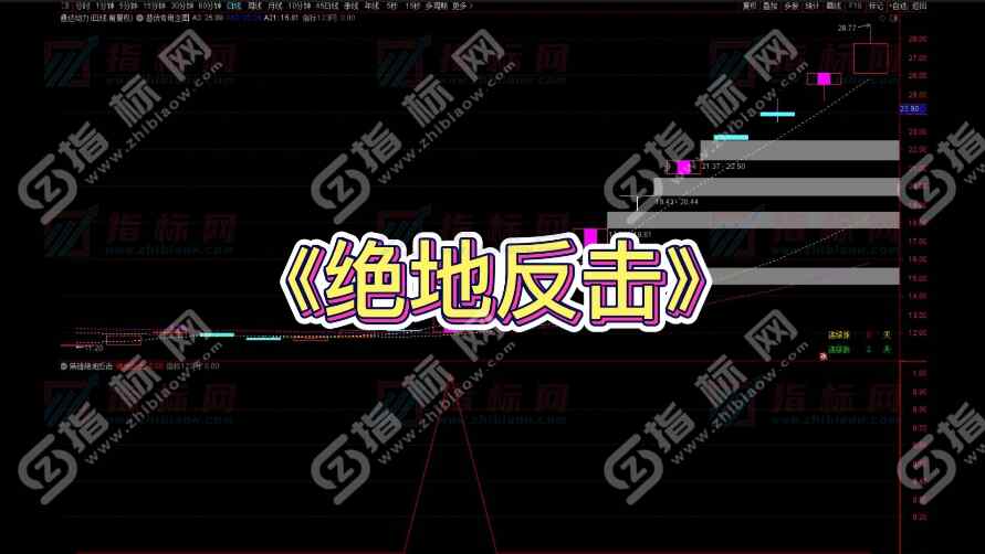 通达信绝地反击釜底抽薪副图+竞价排序+选股指标公式源码