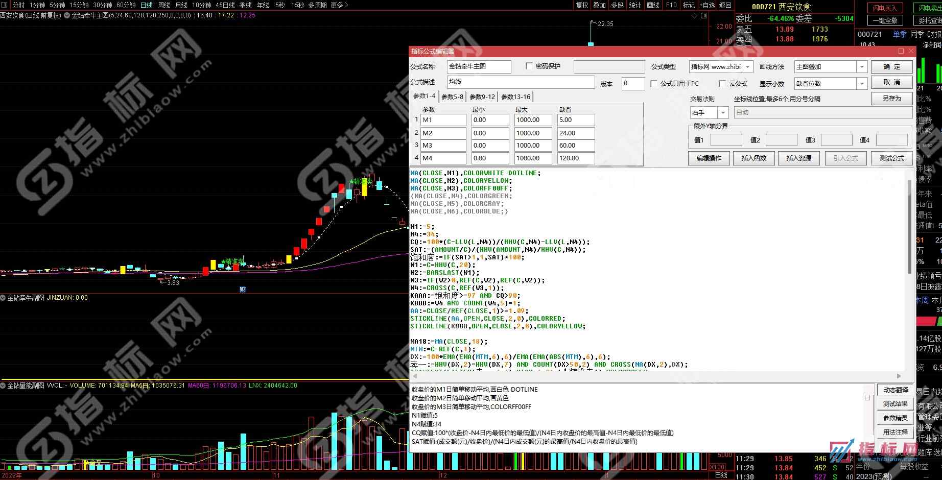 通达信金钻牵牛升级版