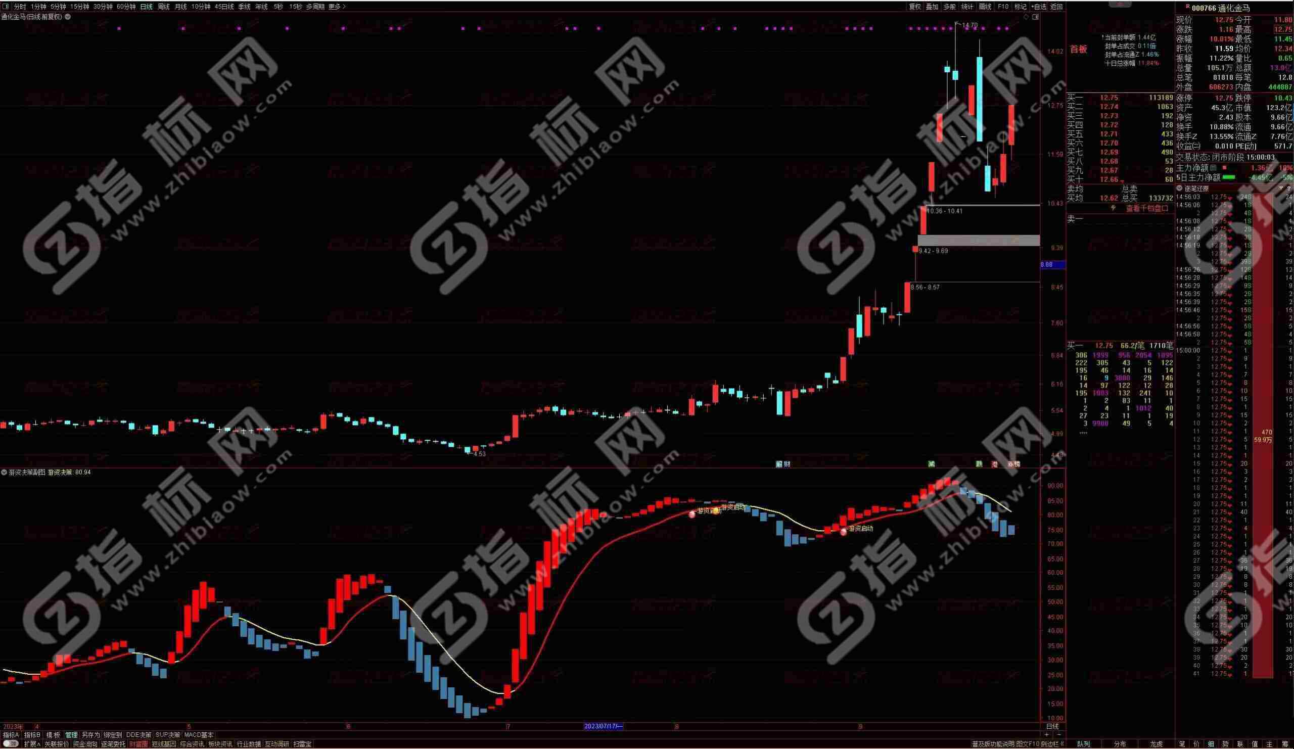 通达信游资决策副图及选股公式：投资策略的极致精简